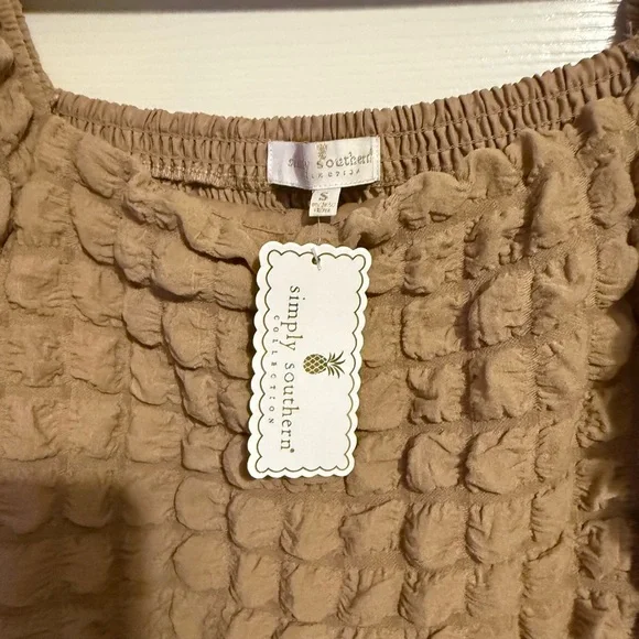 Simply southern  textured bubble dress small/medium- nwt - Picture 3 of 8